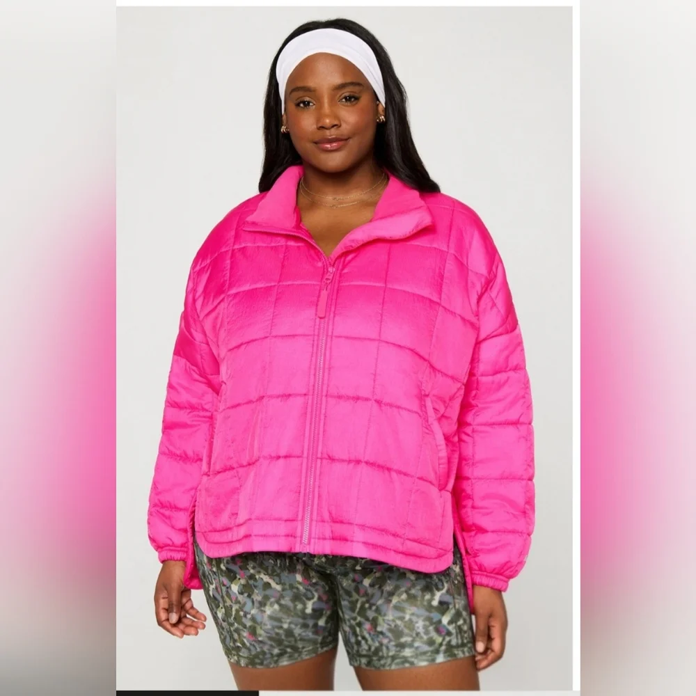 NWT Fabletics Daydreamer Quilted Oversized Jacket - Picture 2 of 11